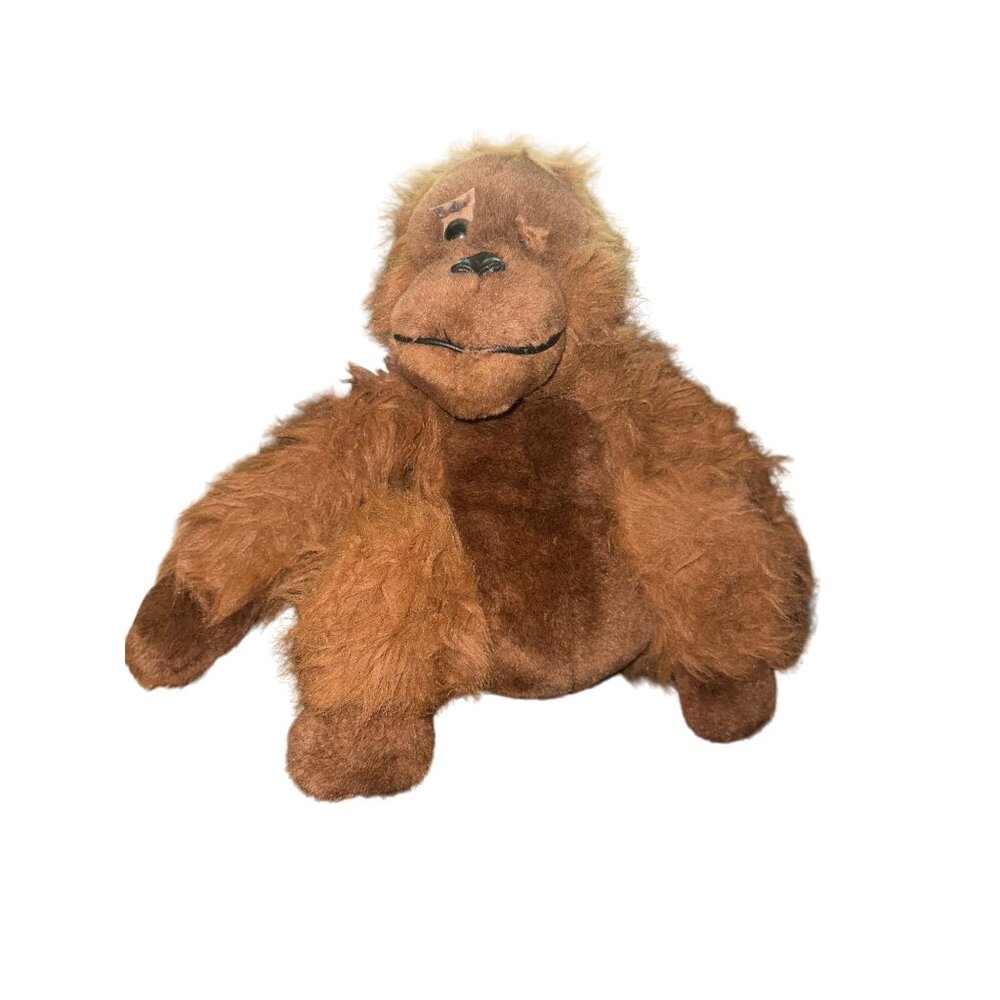 Vintage Cuddle Wit Plush gorilla ape‎ orangutan monkey Stuffed Animal Toy